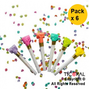 ASUSTA SUEGRA LANZA CONFETTI COLOR PASTEL SURTIDO x 6